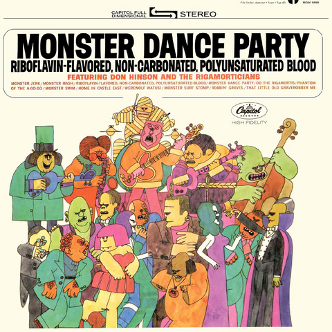 Don Hinson - Monster Dance Party - limited edition colored vinyl