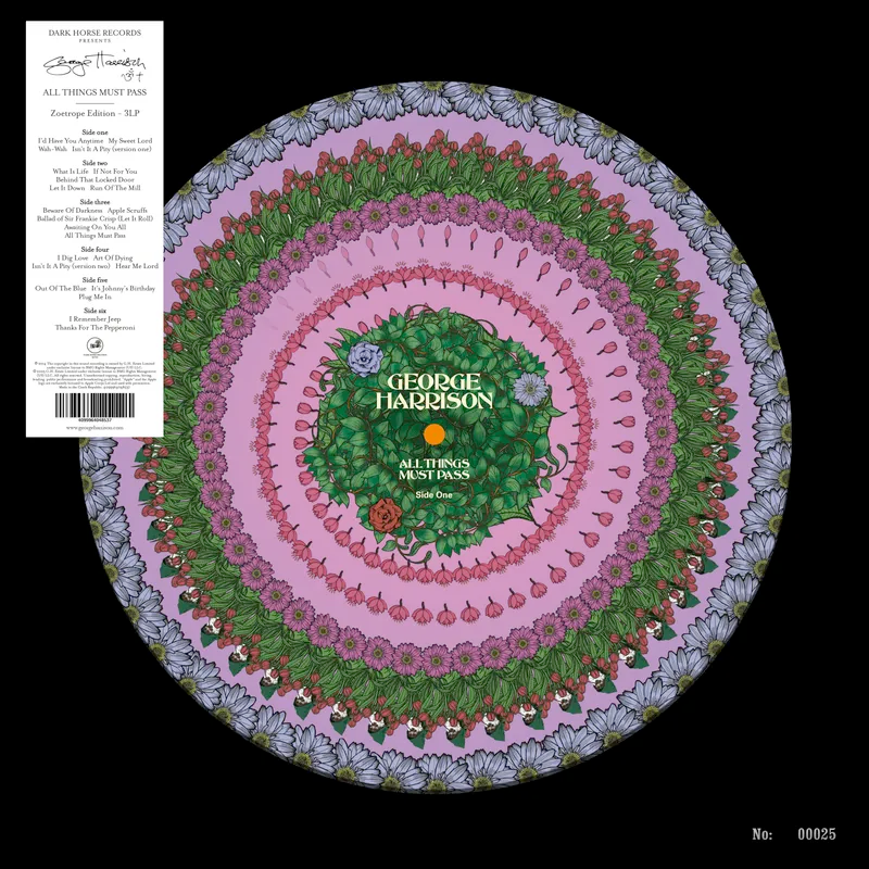 George Harrison - All Things Must Pass - 3 LP Zoetrope vinyl for RSD25