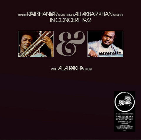 Ravi Shankar & Ali Akbar Khan - In Concert 1972 - 2 LP Limited 50th Anniversary Edition vinyl for BF-RSD
