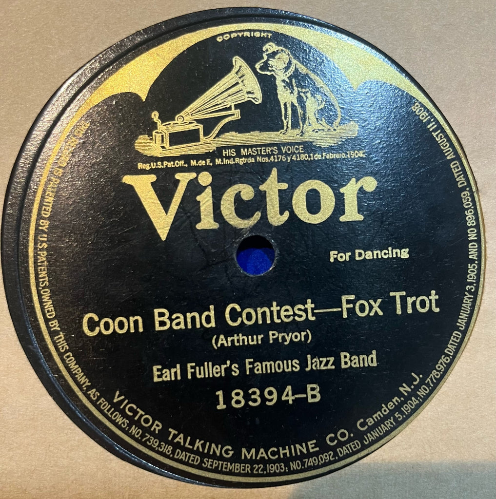 Earl Fuller's Famous Jazz Band - Li'L Liza Jane b/w Coon Band Contest