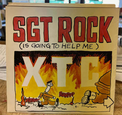 XTC - Sgt. Rock (Is Going To Help Me) b/w Living Through Another Cuba / Generals and Majors (Live)