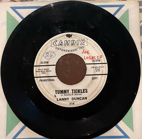 Lanny Duncan - Tummy Tickles b/w Hold Me, Thrill Me, Kiss Me