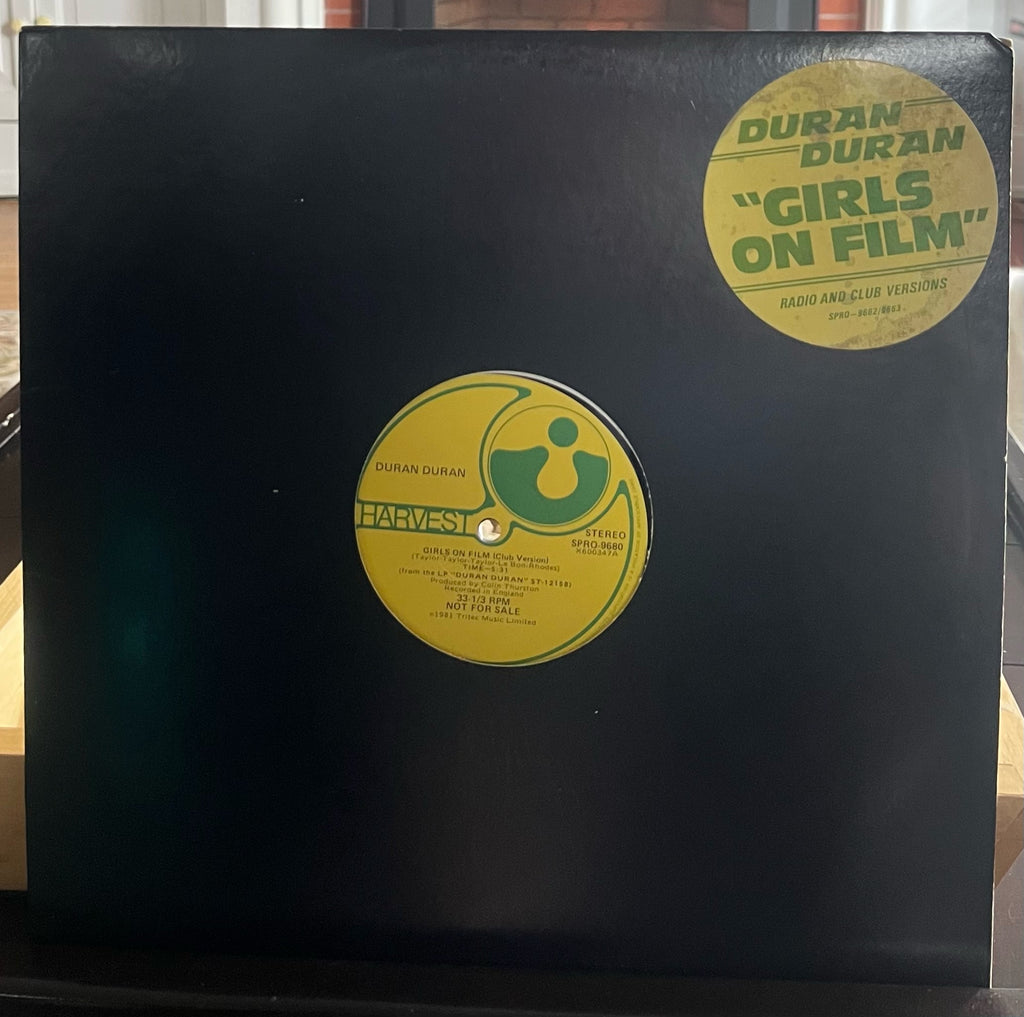 Duran Duran "Girls on Film" 12" Radio & Club Versions PROMO