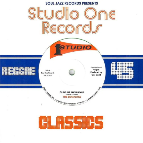 Skatalites - Guns of Navarone / Marcus Garvey - 7" 45 on limited colored vinyl