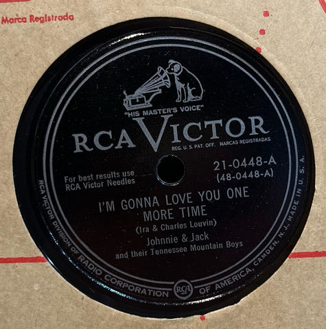 Johnnie & Jack - I'm Gonna Love You One More Time b/w Take My Ring From Your Finger