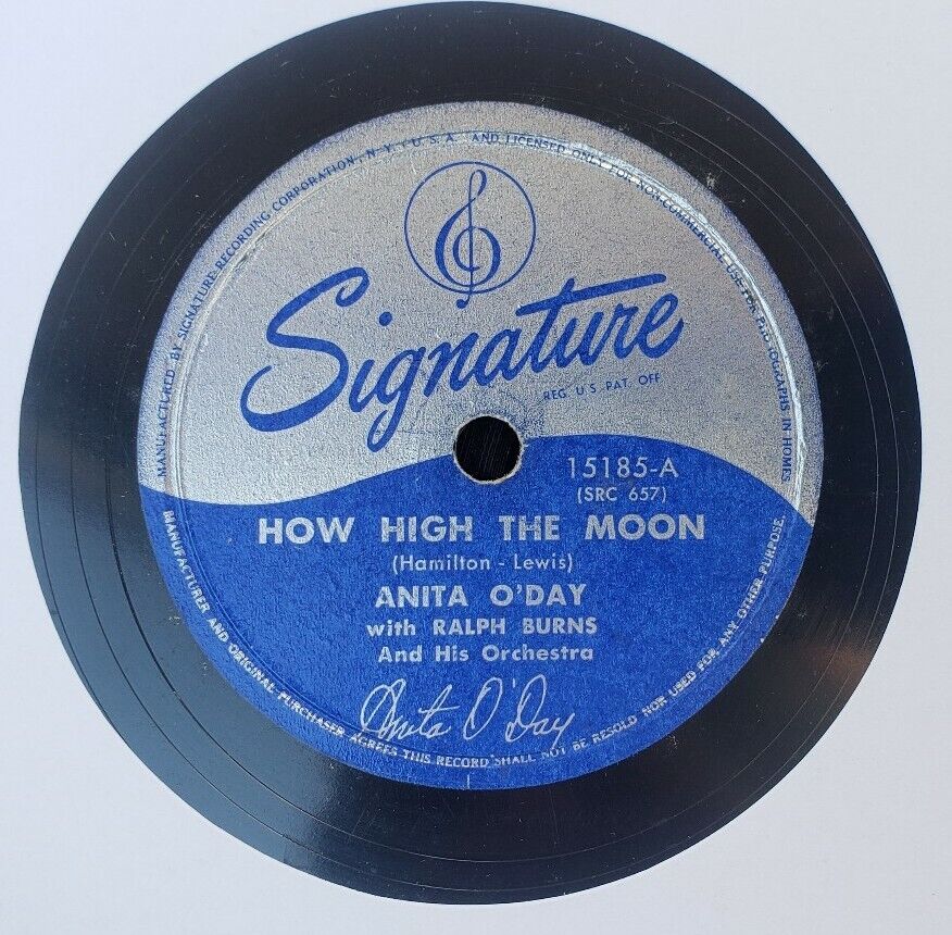 Anita O'Day - How High The Moon b/w Key Largo