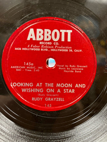 Rudy Grayzell - Looking at The Moon & Wishing on a Star b/w The Heart That Once Was