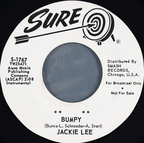 Jackie Lee - Bumpy b/w Hungarian Rhapsody Boogie  PROMO