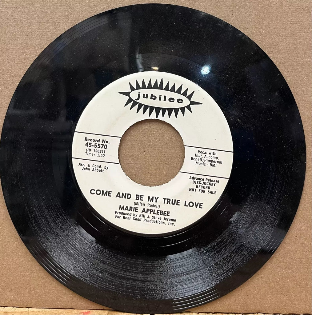 Marie Applebee - Come and Be My True Love b/w Dear Mrs. Applebee