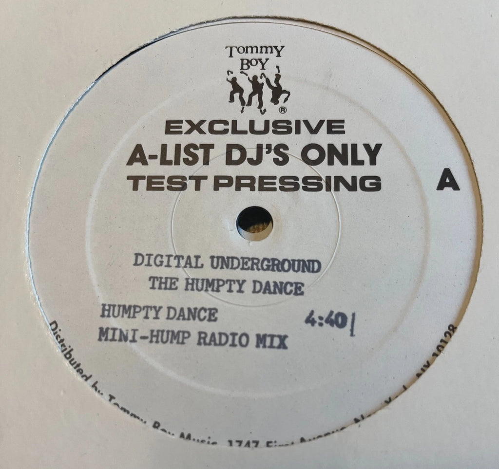 Digital Underground - The Humpty Dance TOMMY BOY TEST PRESSING