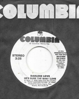 Darlene Love - He's Sure The Man I Love b/w He's Sure The Man I Love