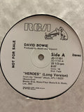 David Bowie - Heroes (Long Version) b/w Heroes (Short Version) PROMO 12"