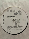 David Bowie - Heroes (Long Version) b/w Heroes (Short Version) PROMO 12"