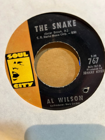 Al Wilson - The Snake b/w Getting Ready For Tomorrow