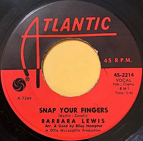 Babara Lewis - Snap Your Fingers b/w Puppy Love