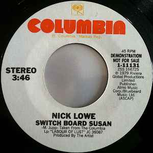 Nick Lowe - Switch Board Susan (Promo - Both Sides)