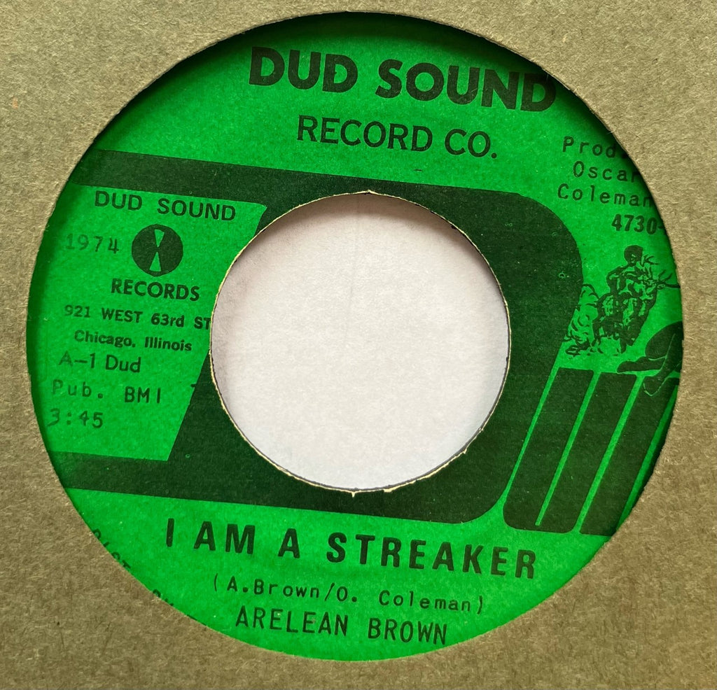 Arelean Brown - I Am a Streaker b/w Why I Love You