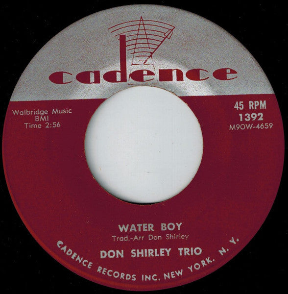 Don Shirley Trio - Water Boy b/w Freedom