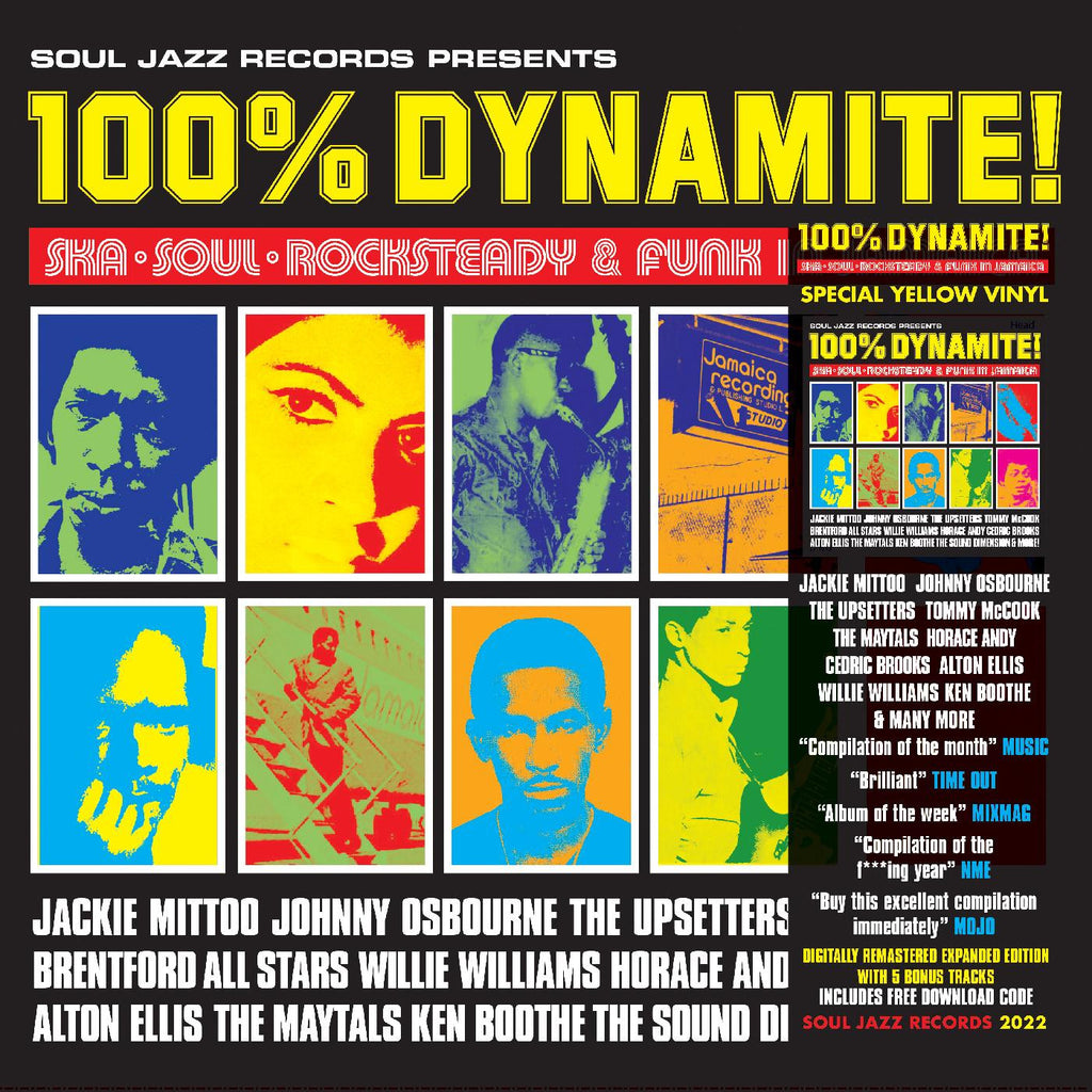 VA - 100%  Dynamite - 2 LP set on LIMITED COLORED VINYL - RSD