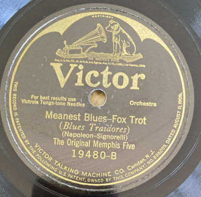 The Original Memphis Five - How Come You Do Me Like You Do b/w Meanest Blues