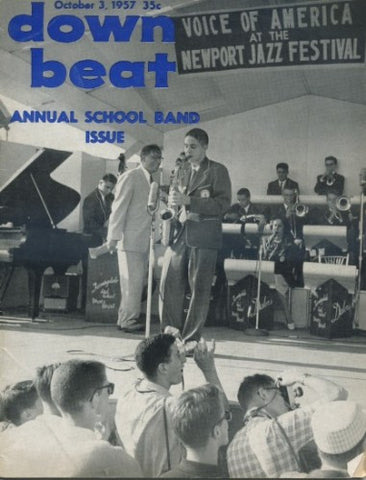 Down Beat - Oct 3, 1957/ Annual School Band Issue