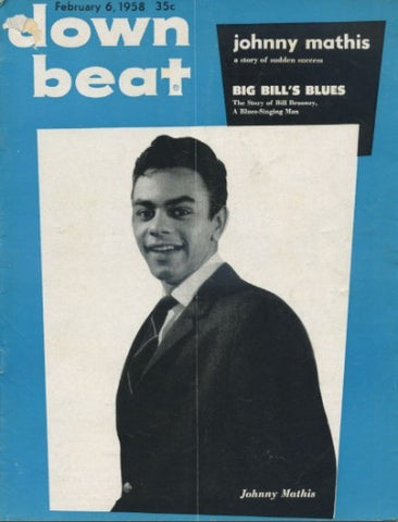 Down Beat - Feb 6, 1958 / Johnny Mathis