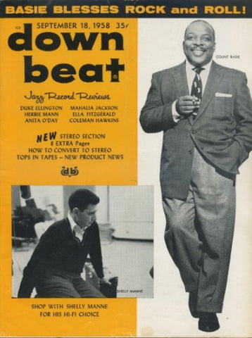 Down Beat - Sept 18, 1958 / Count Basie Blesses Rock & Roll!
