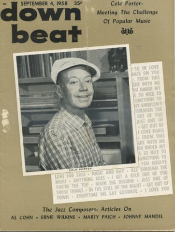 Down Beat - Sept 4, 1958 / Cole Porter