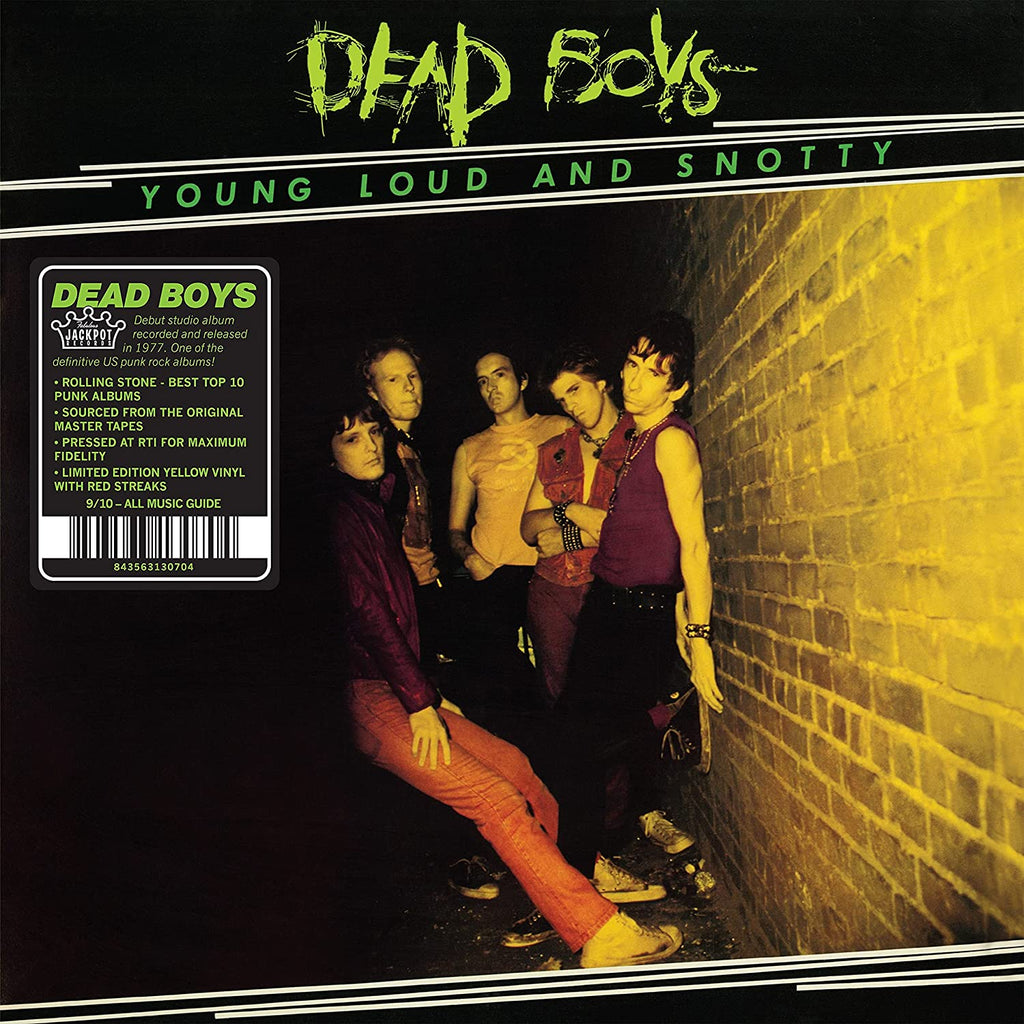 Dead Boys - Young, Loud & Snotty - on limited Orange / Black vinyl!