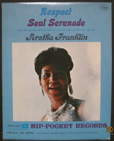 Aretha Franklin - Respect b/w Soul Serenade - Hip-Pocket Record