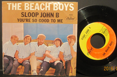 Beach Boys - Sloop John B b/w You're So Good To Me  PS