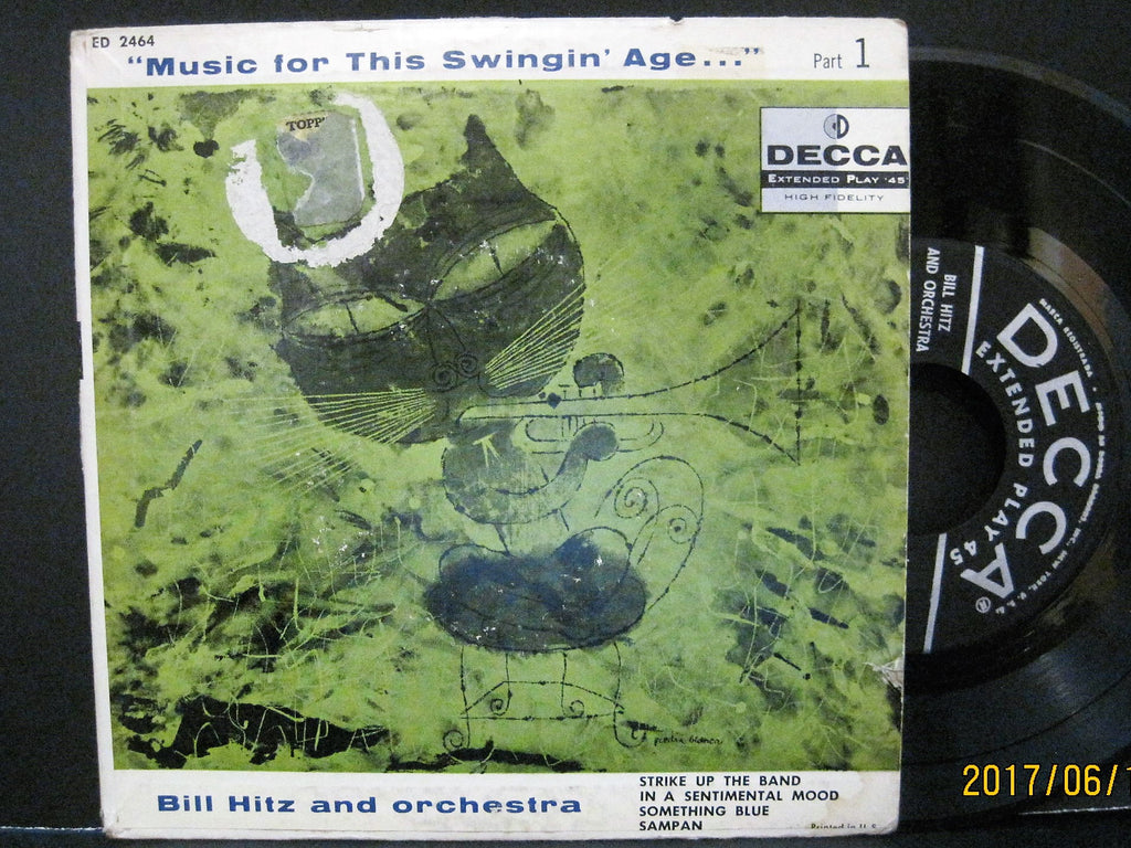 Bill Hitz & His Orchestra - Music For This Swingin' Age Part 1 EP