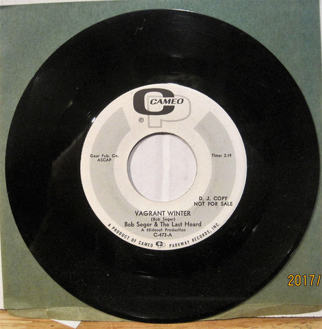 Bob Seger - Vagrant Winter b/w Very Few PROMO