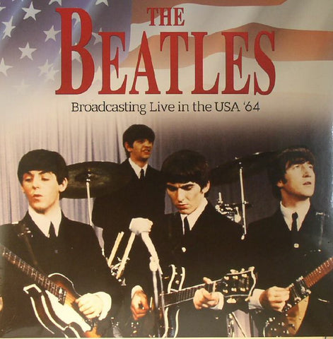 Beatles - Broadcasting Live in the USA '64 - Import LP BLUE vinyl!