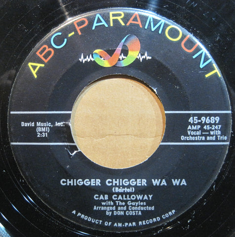 Cab Calloway - Remember When/ Chigger Chigger Wa Wa