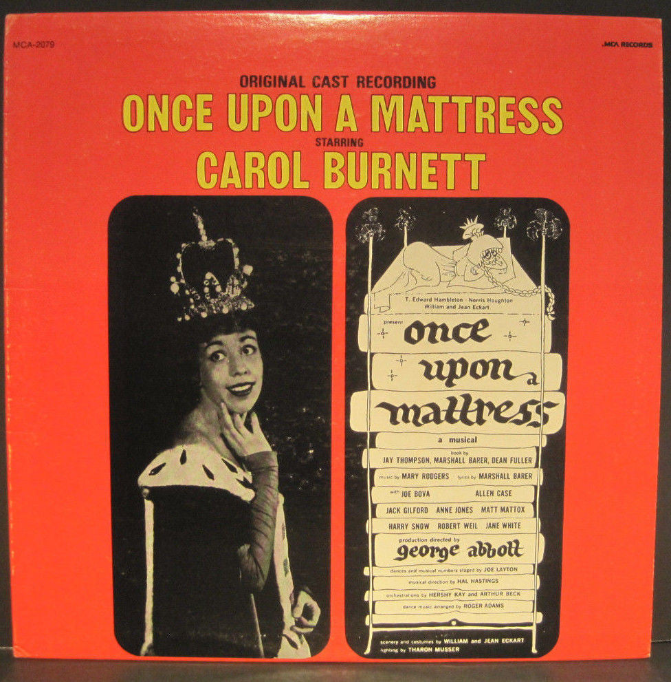 Carol Burnett "Once Upon a Mattress" Original Cast