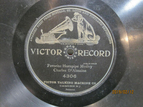 Charles D'Almaine - Favorite Hornpipe Medley One-Sided Victor