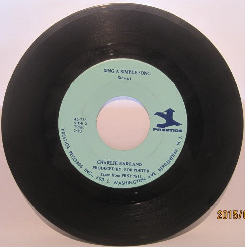 Charlie Earland - Sing a Simple Song/ Raindrops Keep Falling on My Head