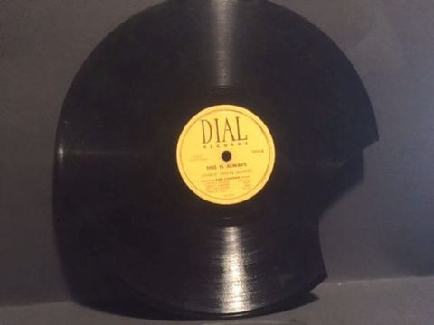 Charlie Parker "Dewey Square" Dial 78rpm 1018 WALL HANGER