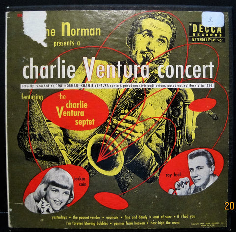 Gene Norman Presents A Charlie Ventura Concert - 45rpm Box Set