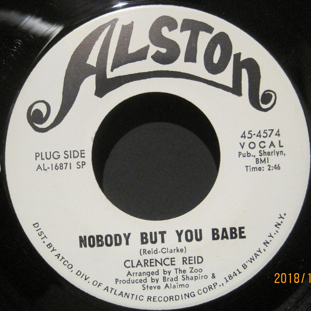 Clarence Reid - Nobody But You Babe b/w Send Me My Money Back  PROMO