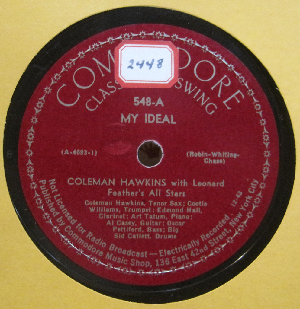 Coleman Hawkins - My Ideal b/w Mop Mop