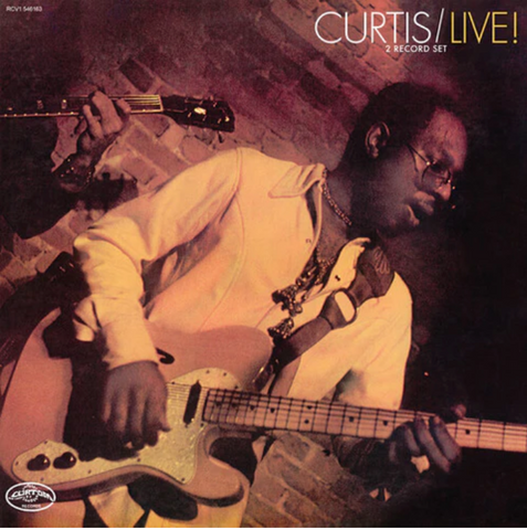 Curtis Mayfield - Curtis / Live! - 2 LP set on limited indie exclusive colored vinyl