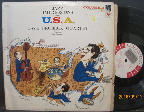 Dave Brubeck Quartet - Jazz Impressions of The U.S.A. PROMO