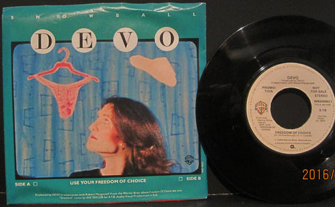 DEVO - Freedom of Choice Stereo/Mono Promo w/ PS