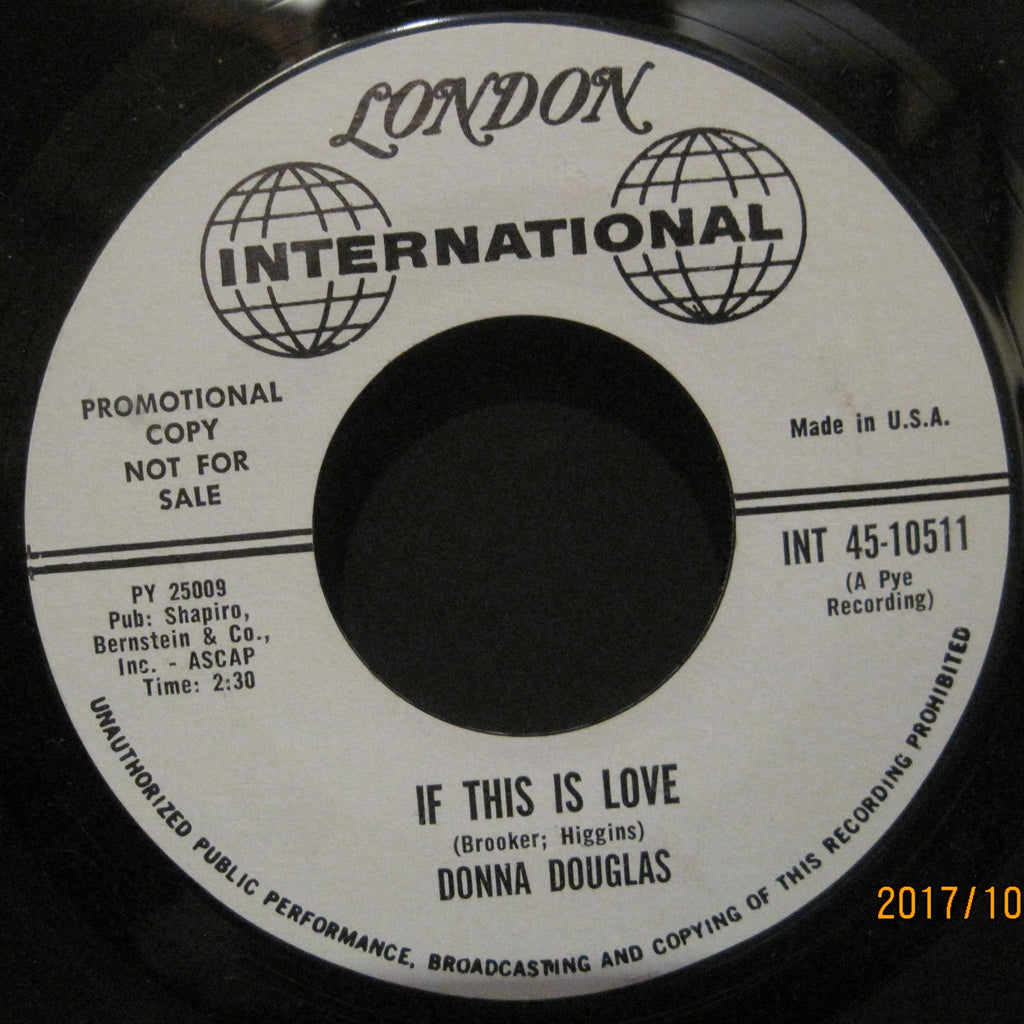 Donna Douglas - The Message In A Bottle b/w If This Is Love PROMO