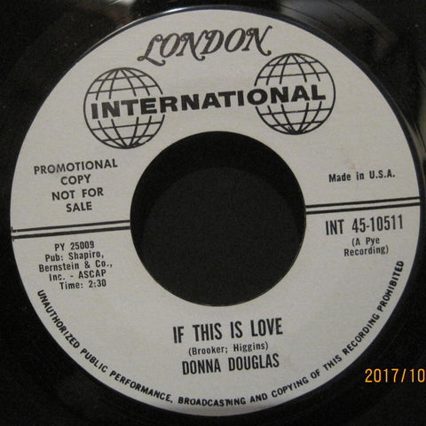 Donna Douglas - The Message In A Bottle b/w If This Is Love PROMO