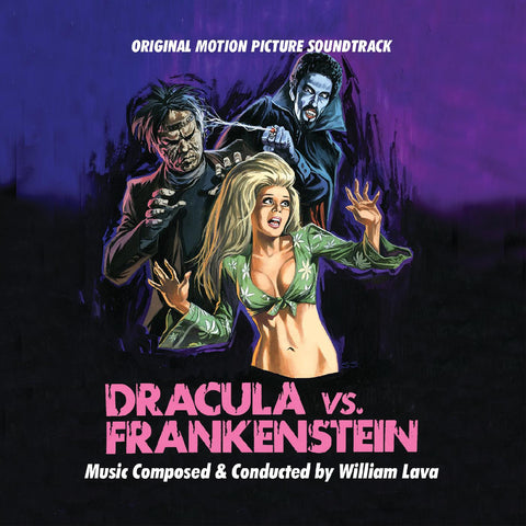Dracula vs. Frankenstein - Soundtrack on "pumpkin" colored vinyl