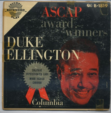 Duke Ellington - ASCAP Award Winner