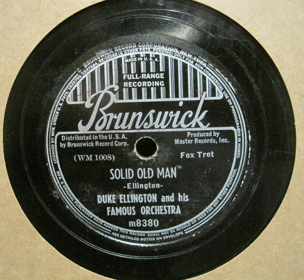 Duke Ellington - Solid Old Man b/w Smorgasbord and Schnapps
